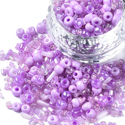 Glass Seed Beads SEED-S059-009-1