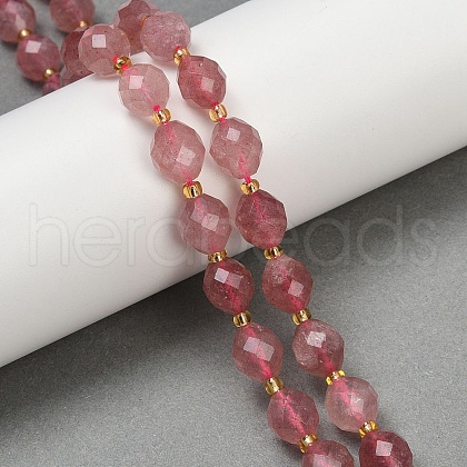 Natural Strawberry Quartz Beads Strands G-N342-149B-1