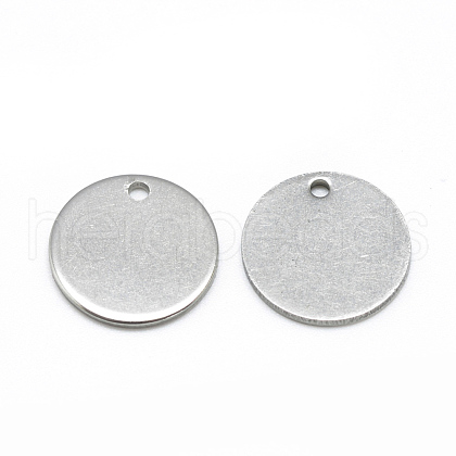 Tarnish Resistant 201 Stainless Steel Stamping Blank Tag Charms STAS-Q213-02-15mm-1