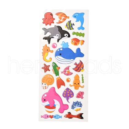 3D Cartoon PVC Bubble Stickers DIY-A016-01C-1