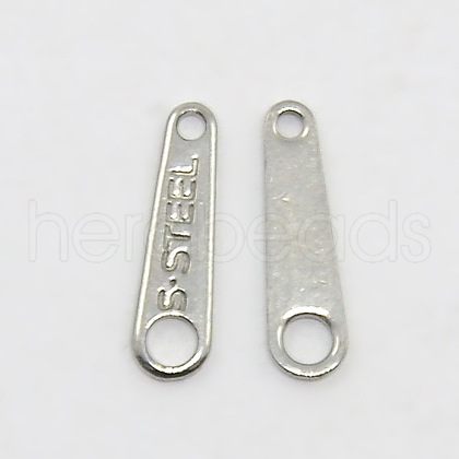 Tarnish Resistant 304 Stainless Steel Chain Tabs X-STAS-Q085-1
