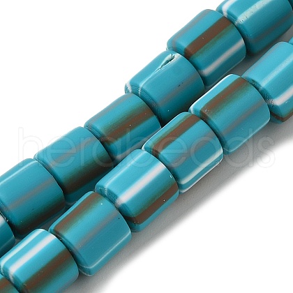 Polymer Clay Beads Strands CLAY-H006-01K-1