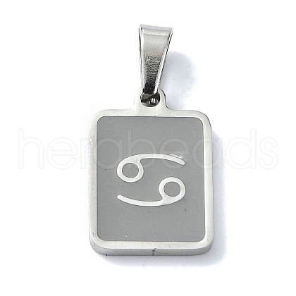 304 Stainless Steel Pendants STAS-C097-56P-02-1