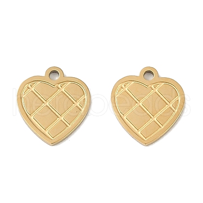 Ion Plating(IP) 304 Stainless Steel Charms STAS-M080-04G-1