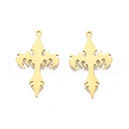 Ion Plating(IP) 201 Stainless Steel Pendants STAS-N098-106LG-1
