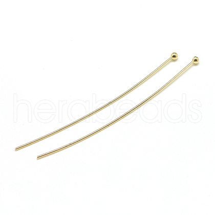 Brass Ball Head Pins X-KK-T032-013G-1