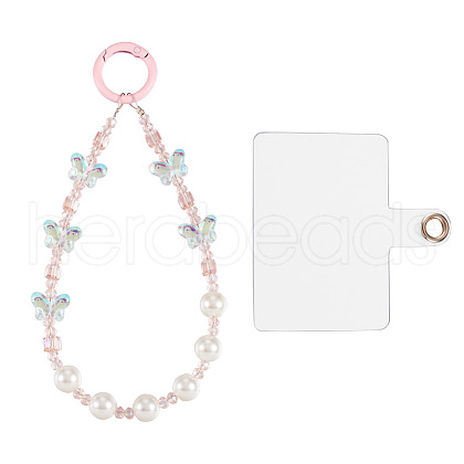 Resin Beads Mobile Straps AJEW-TAC0006-10C-1