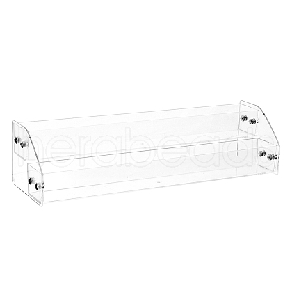 3-Tier Transparent Acrylic Nail Polish Organizer ODIS-WH0061-18B-1