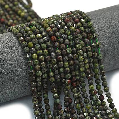 Natural Dragon Blood Beads Strands G-A260-A54-01-1