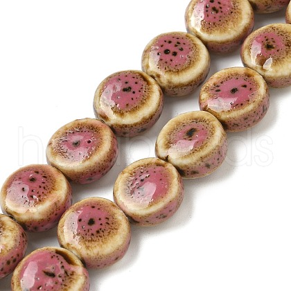 Handmade Porcelain Beads Strands PORC-B002-12-1