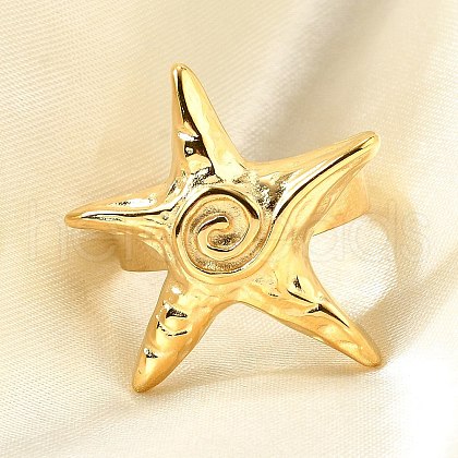 304 Stainless Steel Cuff Rings RJEW-V014-06B-G-1