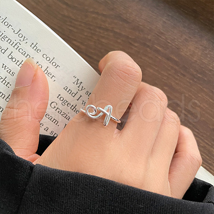 S925 Stainless Steel Cuff Rings for Women FS-WG79458-23-1