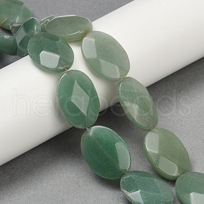 Natural Green Aventurine Beads Strands G-U018-E01-01-1