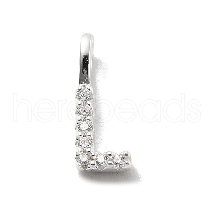 925 Sterling Silver with Cubic Zirconia Charms STER-Q004-01L-S-1
