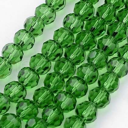 Transparent Glass Bead Strands X-GLAA-G013-8mm-54-1