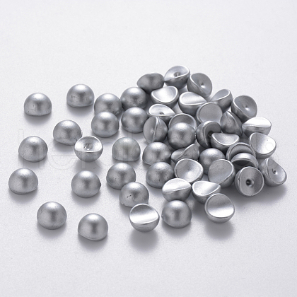 ABS Plastic Imitation Pearl Cabochons MRMJ-Q092-6mm-A01-1