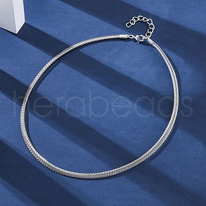 304 Stainless Steel Chain Necklaces NJEW-A041-01P-1