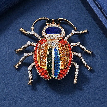 Beatles Alloy Rhinestone Brooches for Backpack Clothes PW-WGB4875-01-1