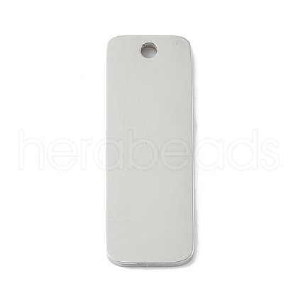 304 Stainless Steel Stamping Blank Tag Pendants STAS-D365-04P-1
