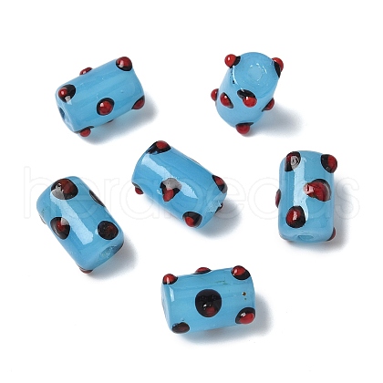 Handmade Lampwork Bumpy Beads LAMP-U004-03-1