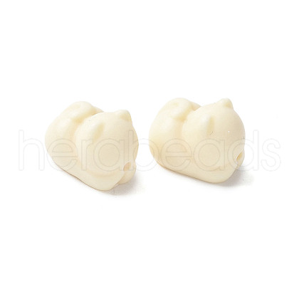 Natural Tagua Beads Jewelry Findings WOOD-V001-02-1