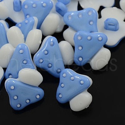 Acrylic Shank Buttons BUTT-E045-02-1