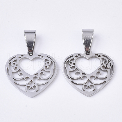 Non-Tarnish 201 Stainless Steel Pendants STAS-N089-05P-1