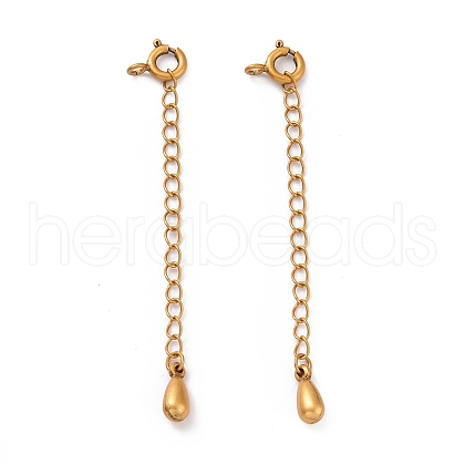 925 Sterling Silver Chain Extenders STER-D036-39AG-1