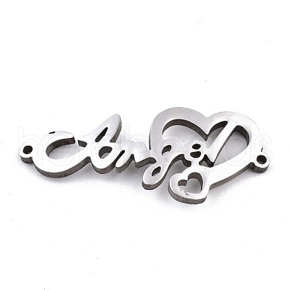 Tarnish Resistant 304 Stainless Steel Link Connectors STAS-T059-19P-1