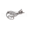 Creative Abalone Shell Cat Brooch PW-WG786CF-01-4