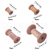  f 40Pcs 4 Style Schima Wood Sewing Embroidery Thread Spool ODIS-PH0001-33-3