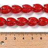 Synthetic Coral Dyed Carved Beads Strands CORA-P004-01B-4