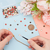 Unicraftale 90Pcs 3 Colors  Alloy Enamel Charms ENAM-UN0001-06-2