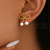 Elegant S925 Sterling Silver Butterfly Stud Earrings FM3729-1-4