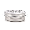 Aluminium Shallow Round Tins AJEW-WH0258-141B-1