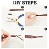   240Pcs 4 Colors DIY Shoelaces Head Repair KK-PH0003-92-6