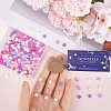 SUNNYCLUE 320Pcs 8 Colors 2-Hole Opaque Glass Seed Beads SEED-SC0001-15A-3