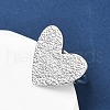 Heart Brass Cuff Rings for Women RJEW-A069-09P-2