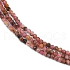 Natural Rhodonite Beads Strands G-RM2025-B35-2mm-B-4
