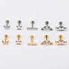 G23 Titanium Micro Pave Clear Cubic Zirconia Threadless Labrets WGF680D-05-2