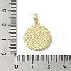 Brass Pave Shell Pendants KK-I708-13B-G-3