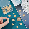 Unicraftale 40Pcs 4 Style Ion Plating(IP) 304 Stainless Steel Charms STAS-UN0052-33-4