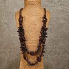 Bohemian Style Natural Coconut Beaded Double Layer Necklaces for Women FS-WGFADBE-04-1