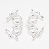 Brass Toggle Clasps X-KK201-S-1