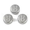 Anti-Tarnish 304 Stainless Steel Beads STAS-L082-018P-09-1
