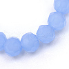 Imitation Jade Glass Bead Strands X-GLAA-R166-8mm-03D-2