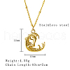 Stainless Steel Pendant Necklaces KM9071-1-2