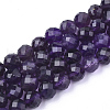 Natural Amethyst Beads Strands G-S345-6mm-010-1