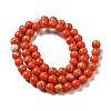Synthetic Imperial Jasper Beads Strands G-I199-35-6mm-D-3
