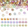  180Pcs 9 Colors Baking Painted Crackle Glass Beads DGLA-TA0001-06-10